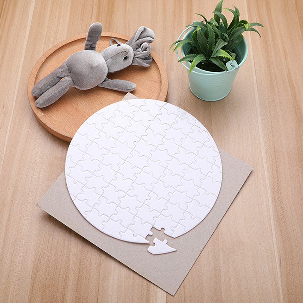 Puzzle Blank White - 4 piezas de rompecabezas para sublimación