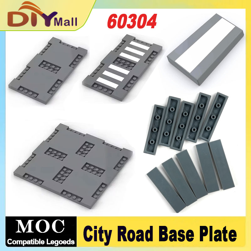 Ceramic Tile Blank - MOC City Road-Juego de placa base