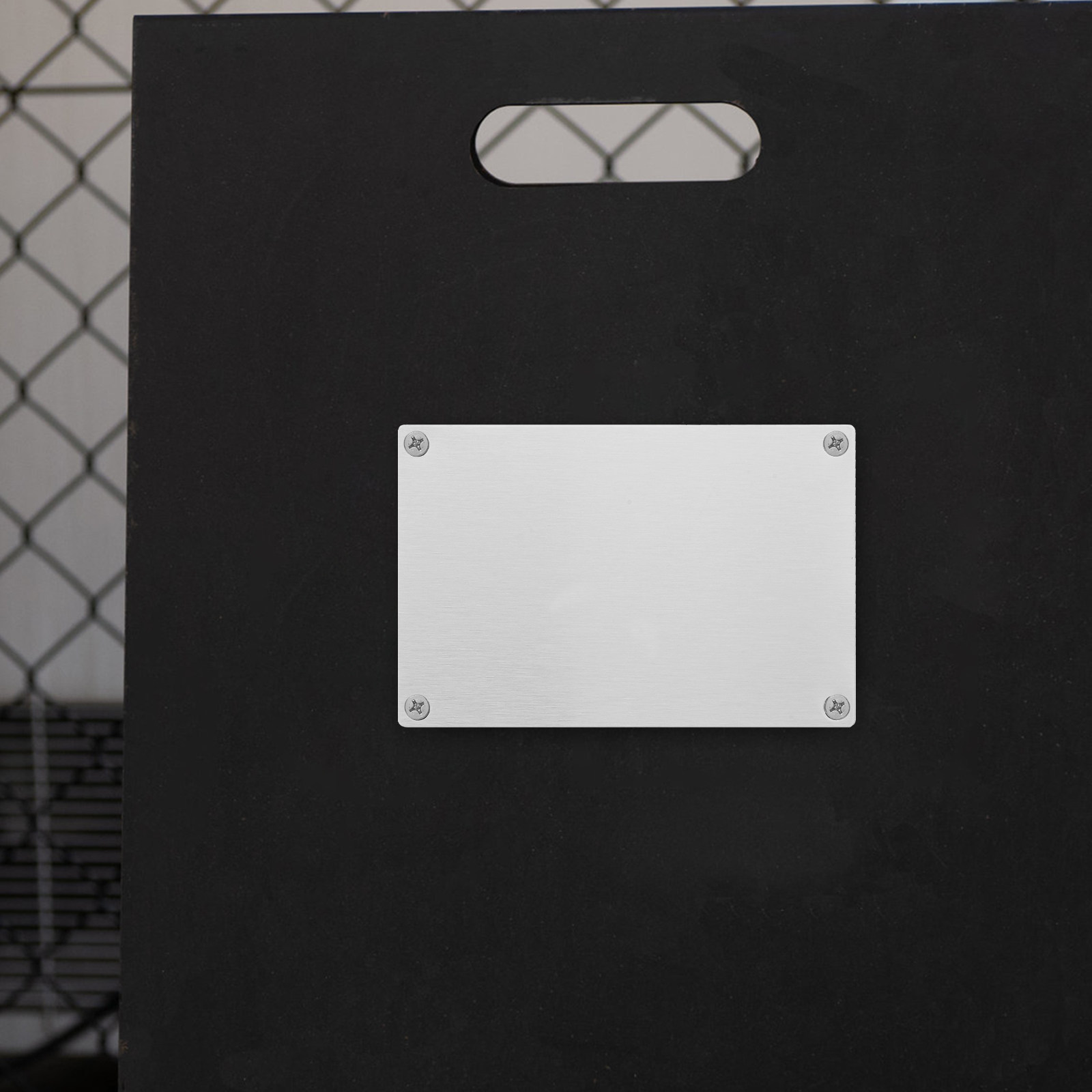 Yard Sign Blank - 5 placas de acero inoxidable en