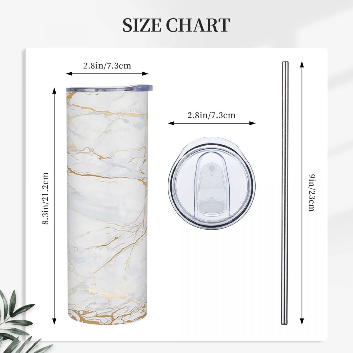 Vaso Térmico de Acero Inoxidab - Tumbler 20Oz White reseña y precio