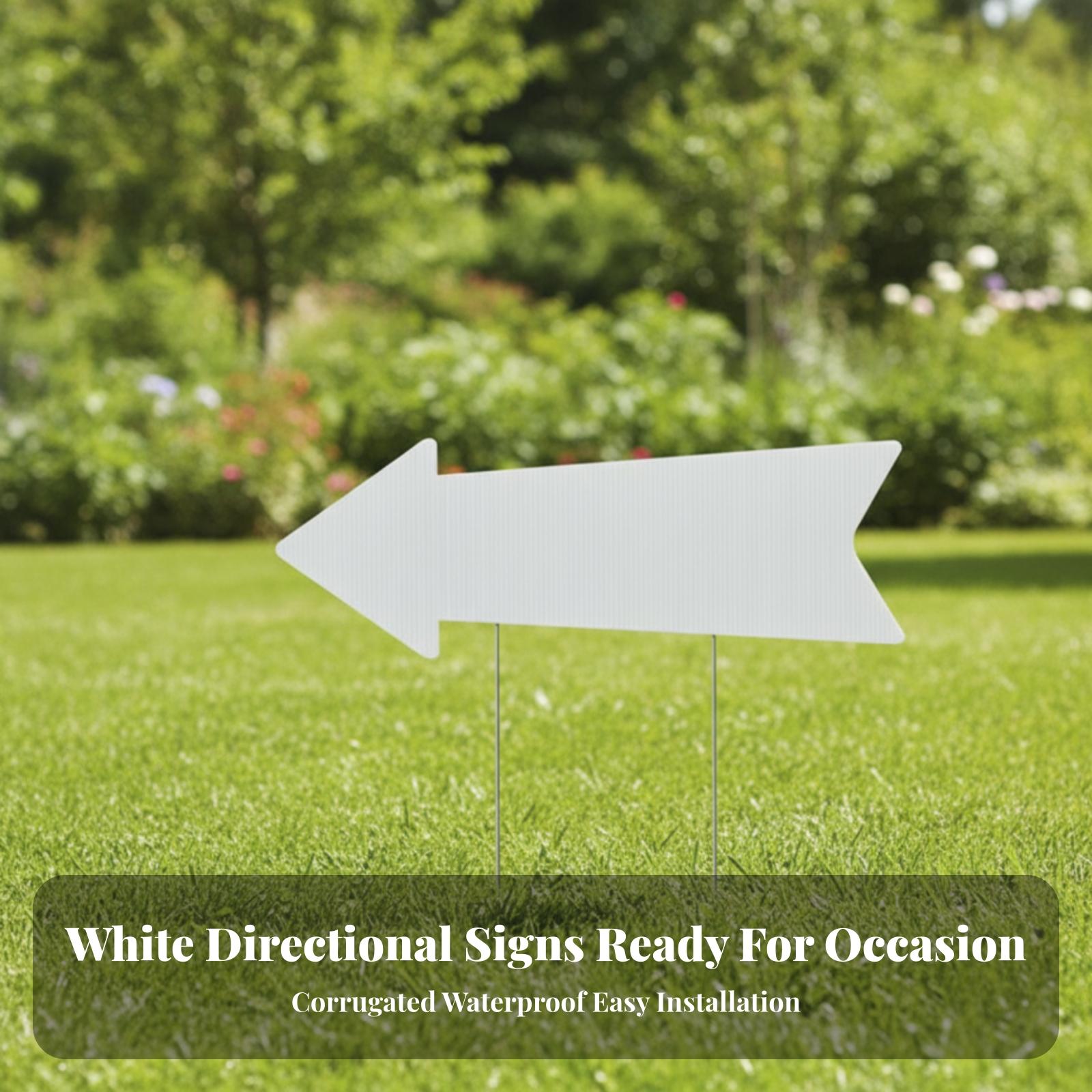 Señal de Jardín en Blanco, Mar - Yard Sign Blank reseña y precio