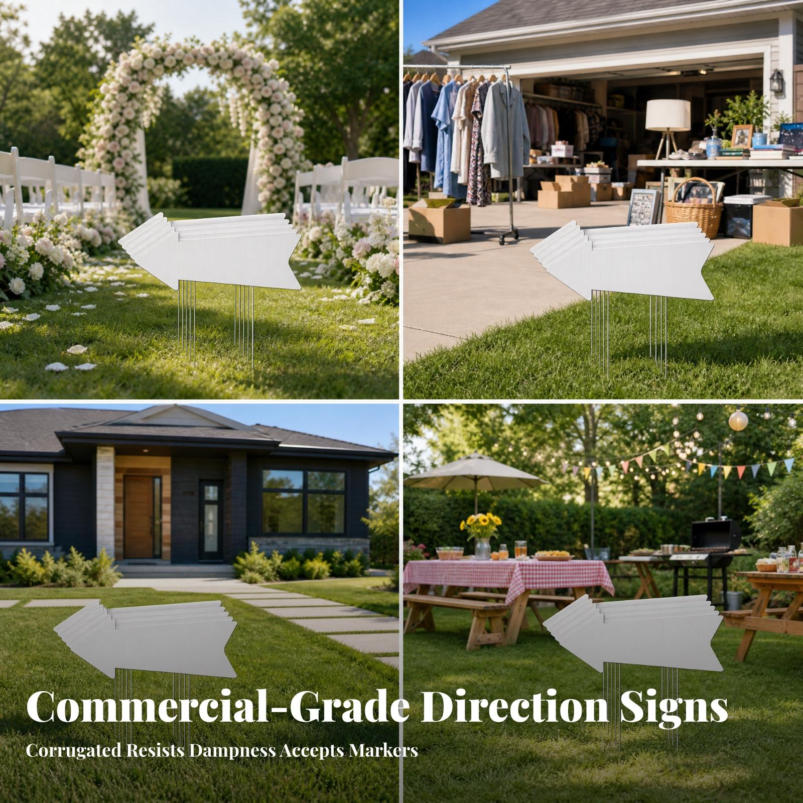 Señal de Jardín en Blanco, Mar - Yard Sign Blank reseña y precio
