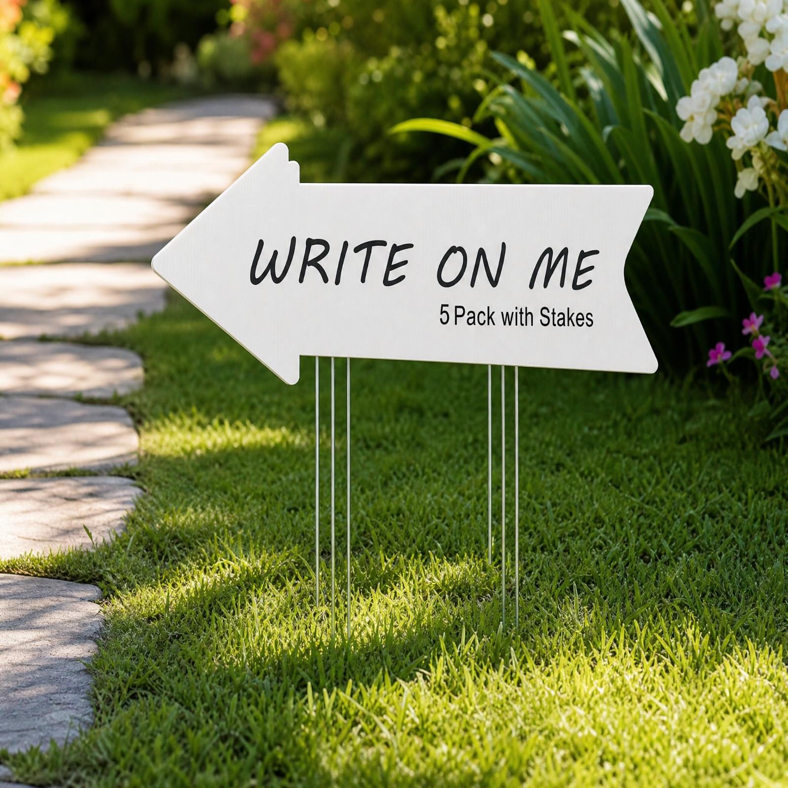 Señal de Jardín en Blanco, Mar - Yard Sign Blank reseña y precio