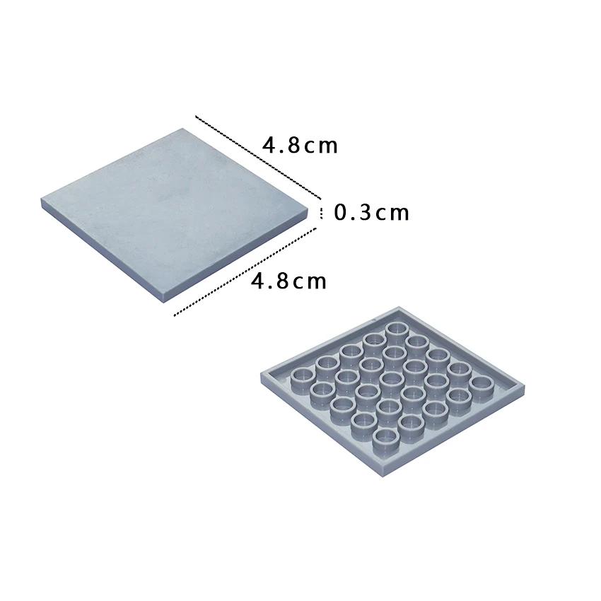 10 Uds. MOC ensamblar partícul - Ceramic Tile Blank reseña y precio