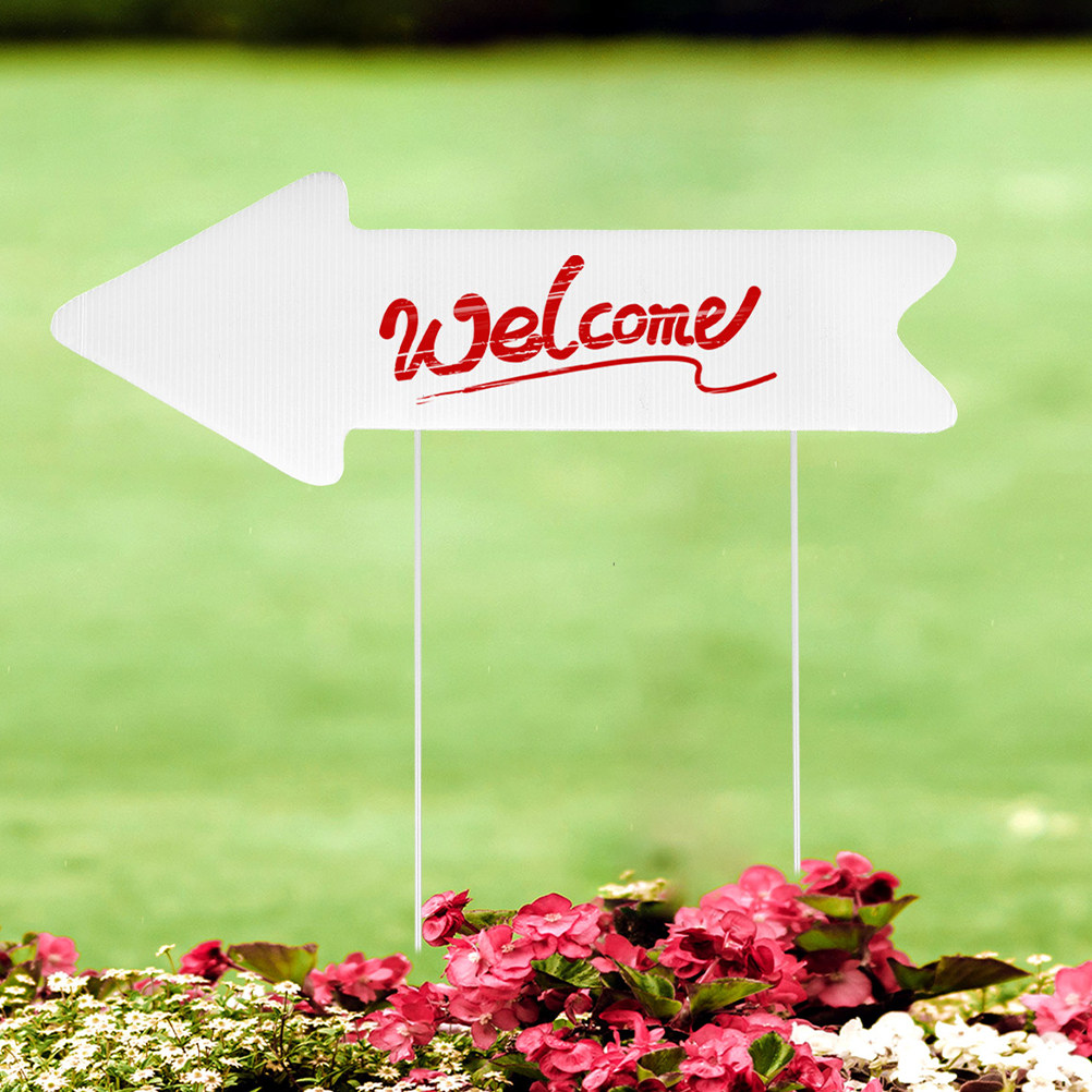 2 unidades de letreros de jard - Yard Sign Blank reseña y precio