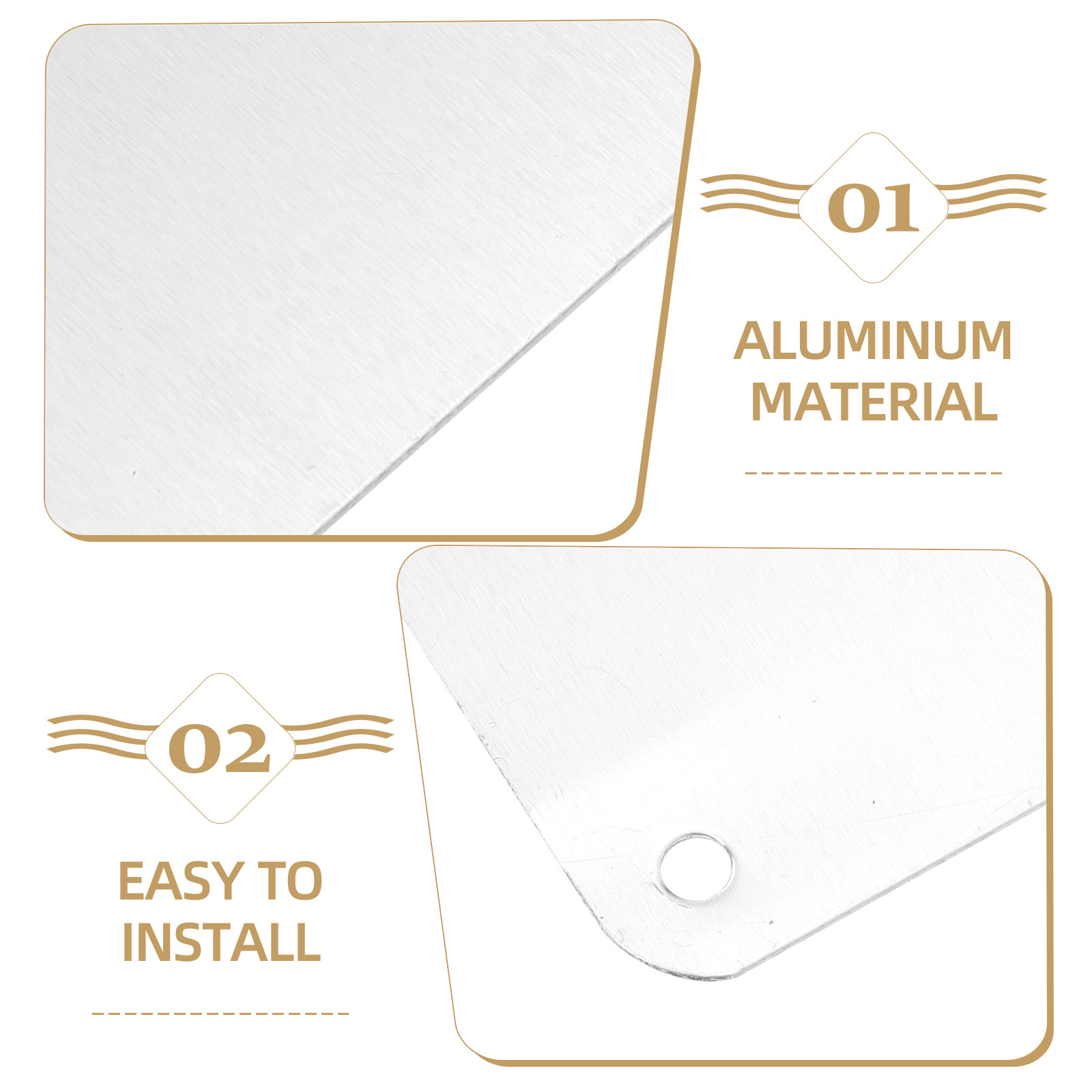 2 piezas de letreros de alumin - Yard Sign Blank reseña y precio