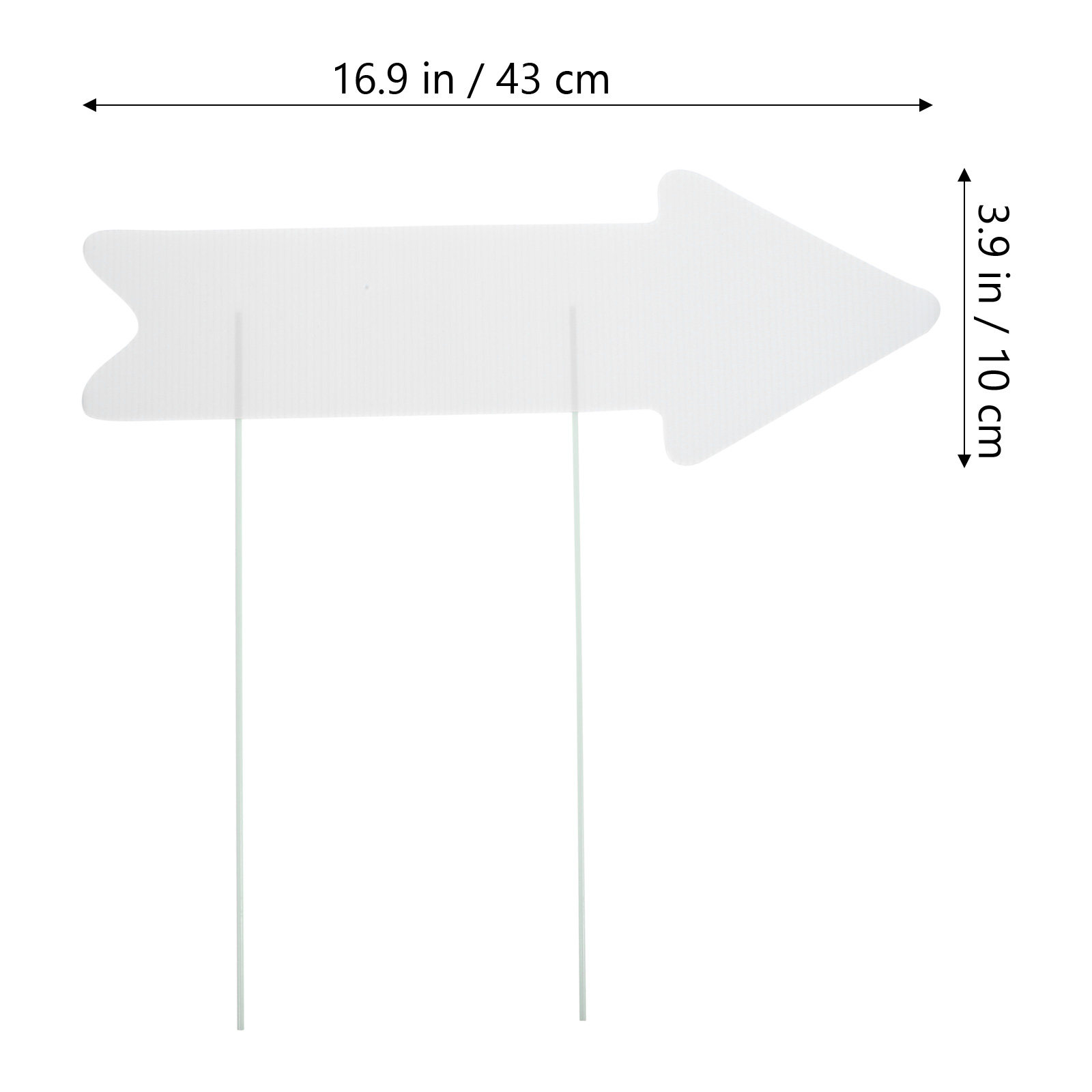 5 unidades de letreros de plás - Yard Sign Blank reseña y precio