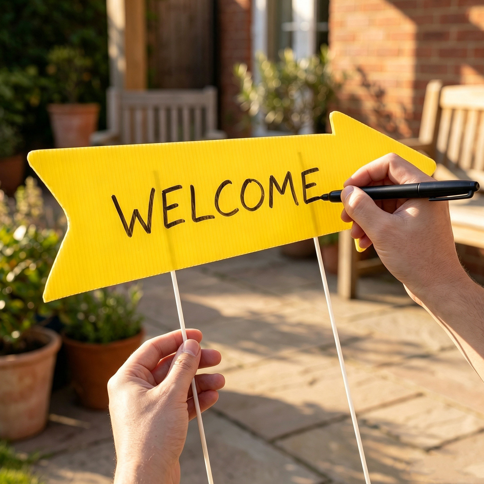 10 unidades de carteles de dir - Yard Sign Blank reseña y precio