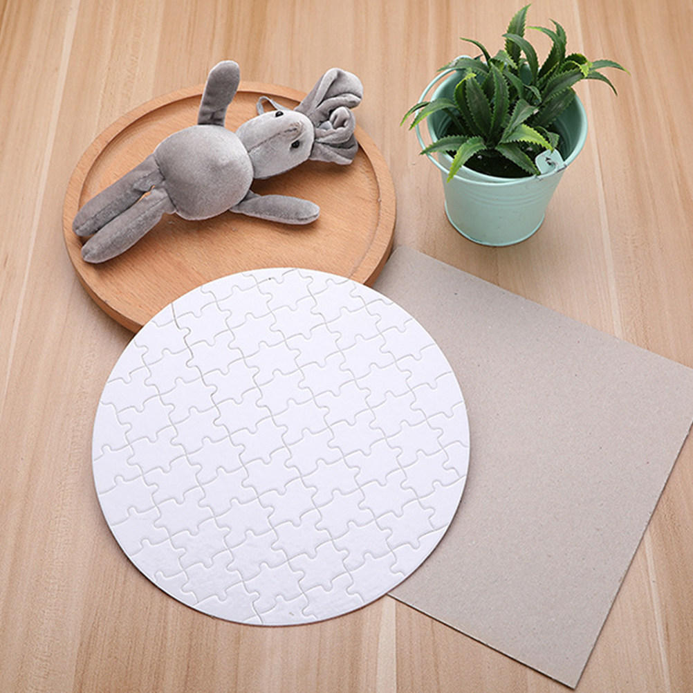 4 piezas de rompecabezas para  - Puzzle Blank White reseña y precio