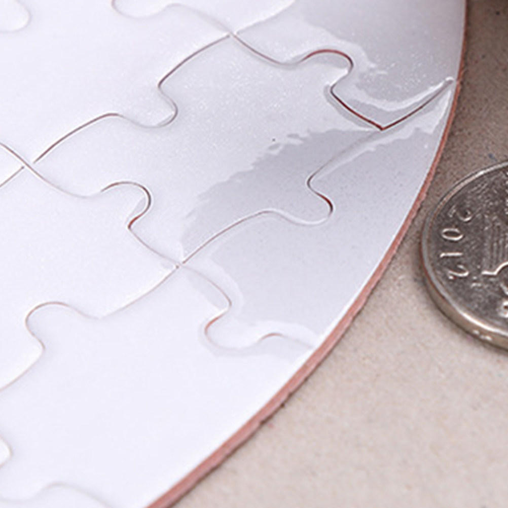 4 piezas de rompecabezas para  - Puzzle Blank White reseña y precio