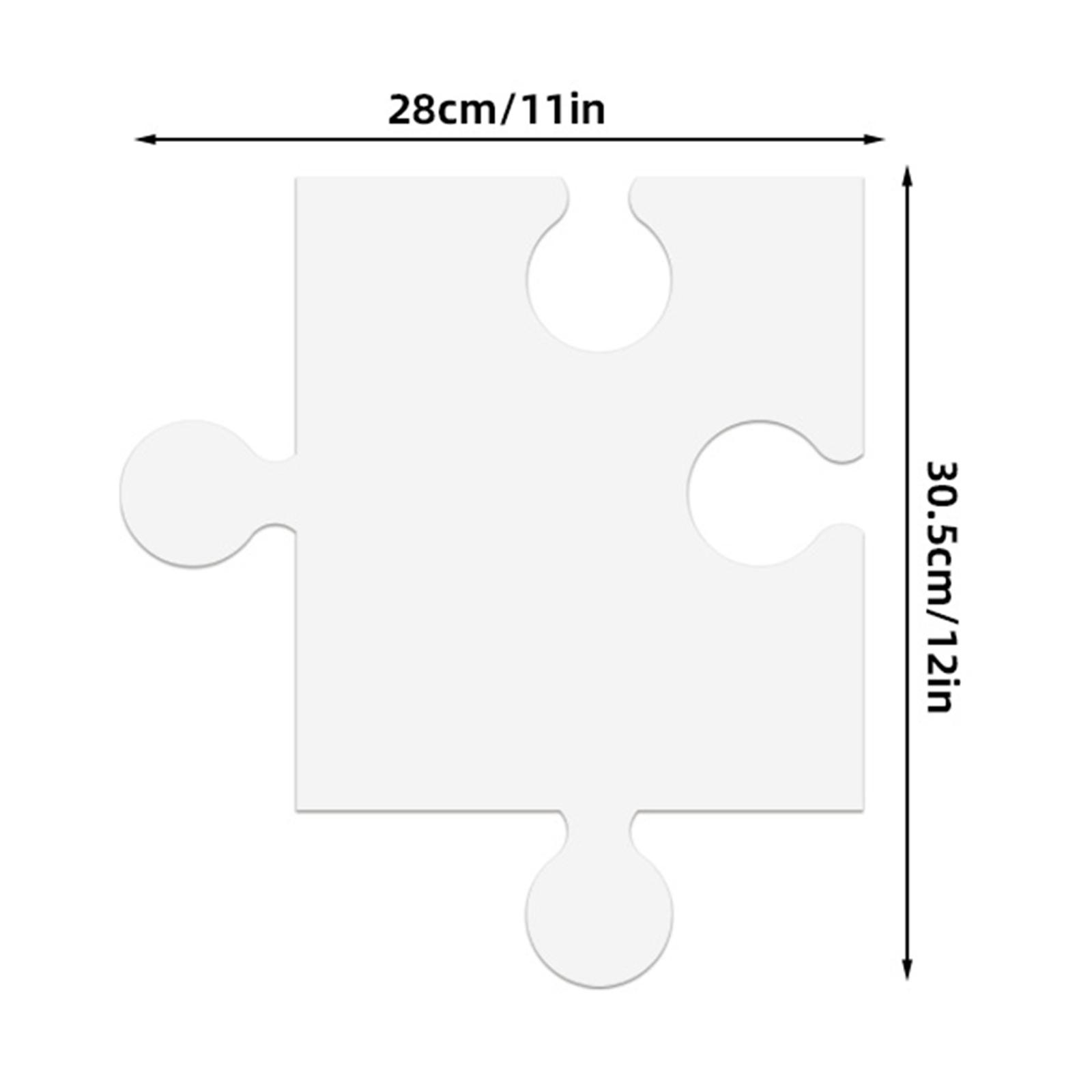 24 Piezas de Rompecabezas de C - Puzzle Blank White reseña y precio