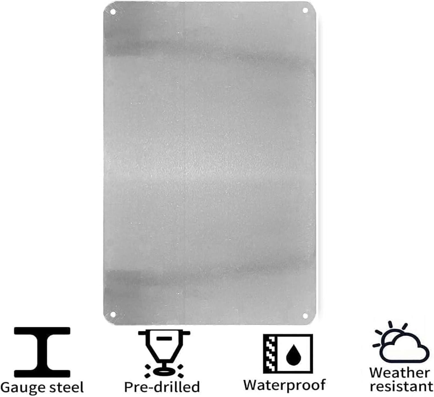 Letreros Metálicos con la Fras - Yard Sign Blank reseña y precio