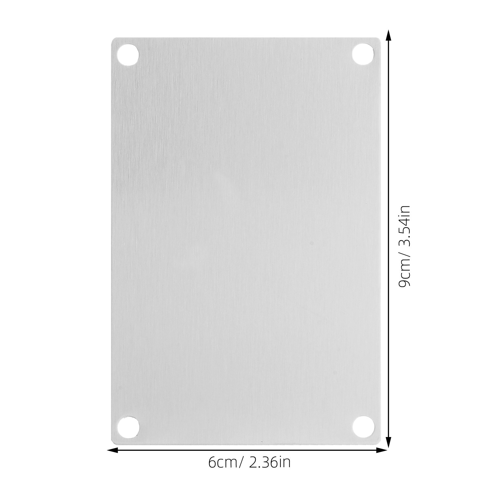 5 placas de acero inoxidable e - Yard Sign Blank reseña y precio
